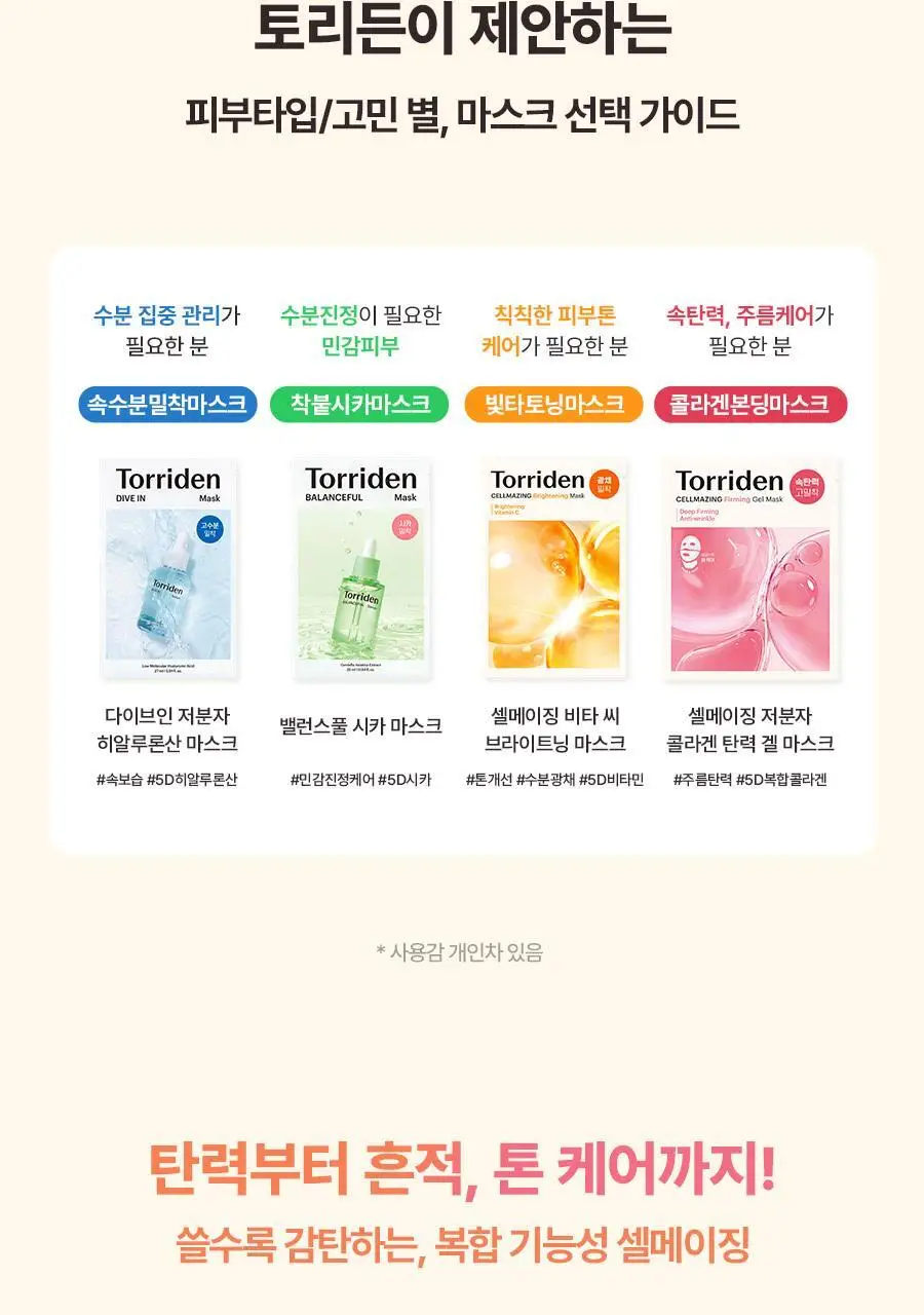 [단독기획] 토리든 마스크 시트 5+1매 3종 (수분/진정/브라이트닝) 상세페이지 102